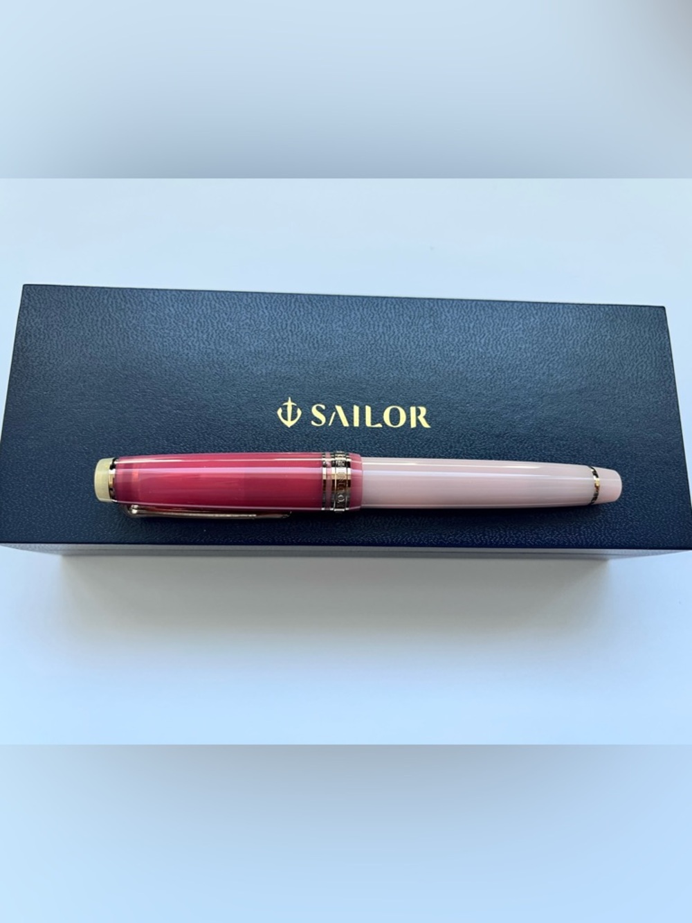 NIP Sailor Pro Gear Slim Fountain Pen Dried Flowers Pink Rose Medium Nib 14k